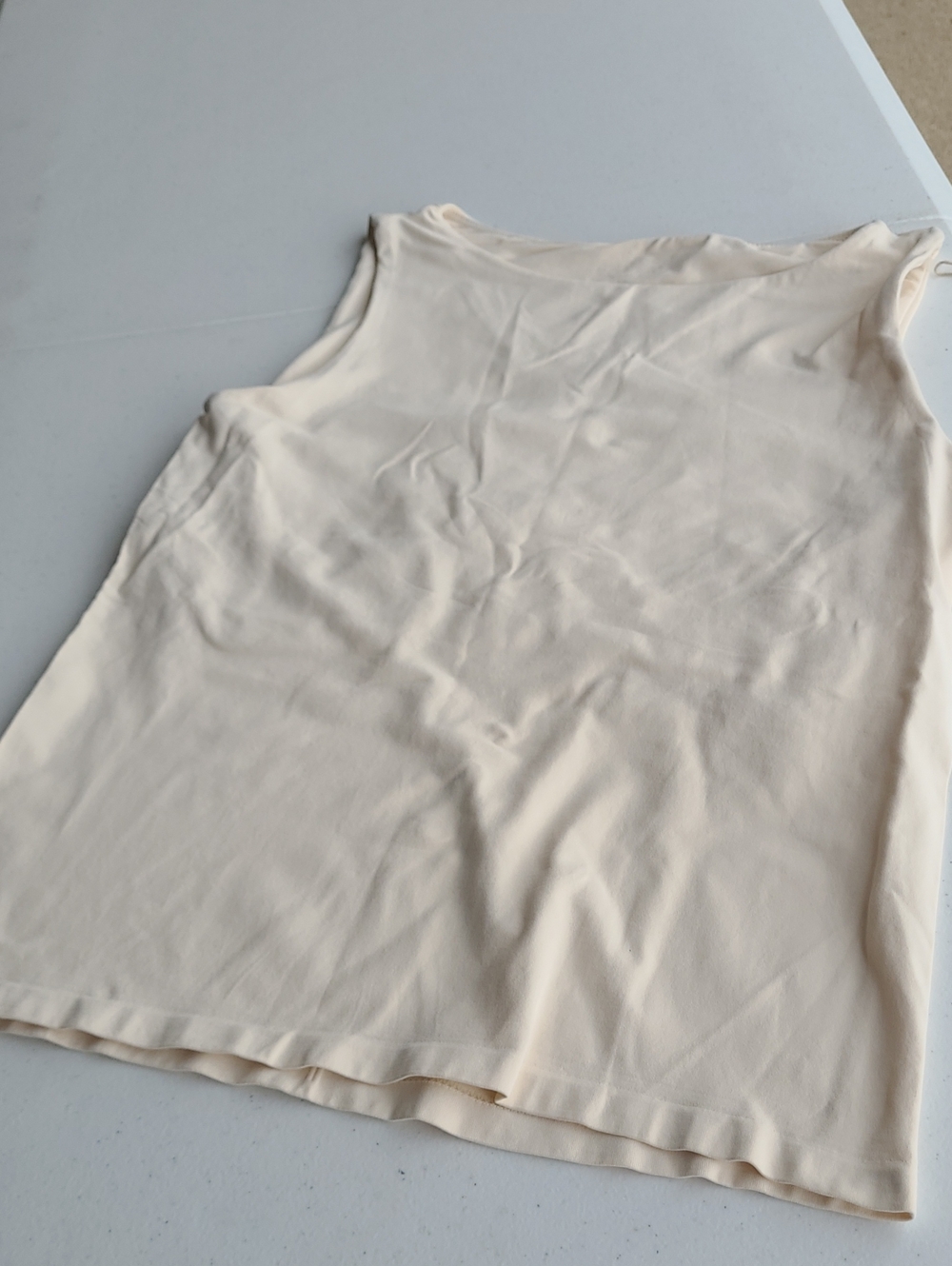 NWT Eachyes Light Cream Women's Sleeveless Tank Top